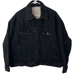 Coco L/M/Ted Men's Black Denim Jacket Medium